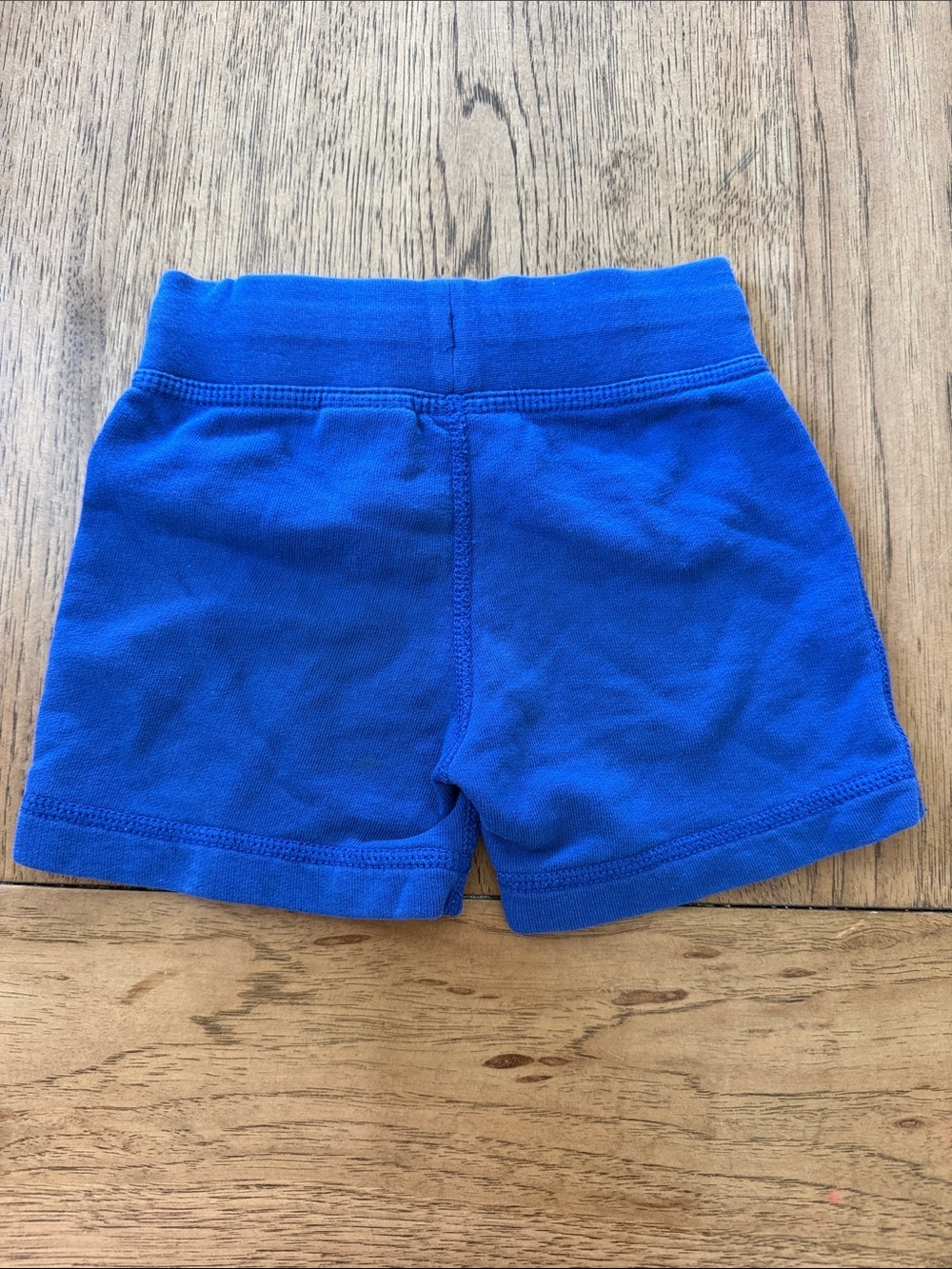 Hanna Andersson 2T boys organic cottona Blue Pull-On  Shorts with Drawstring - Picture 2 of 2